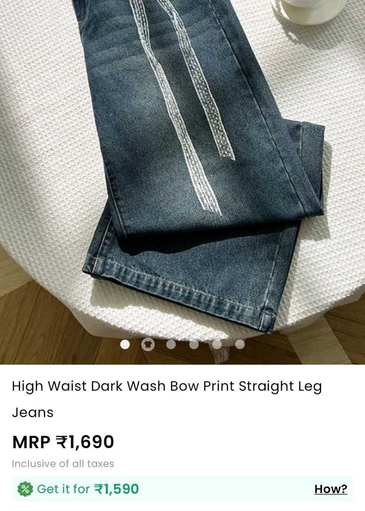 High Waist Dark Wash Jeans