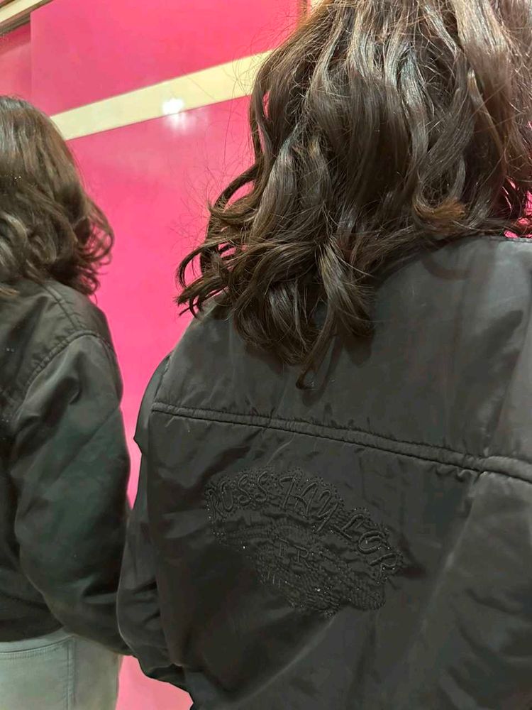 Stylish Black Bomber Jacket