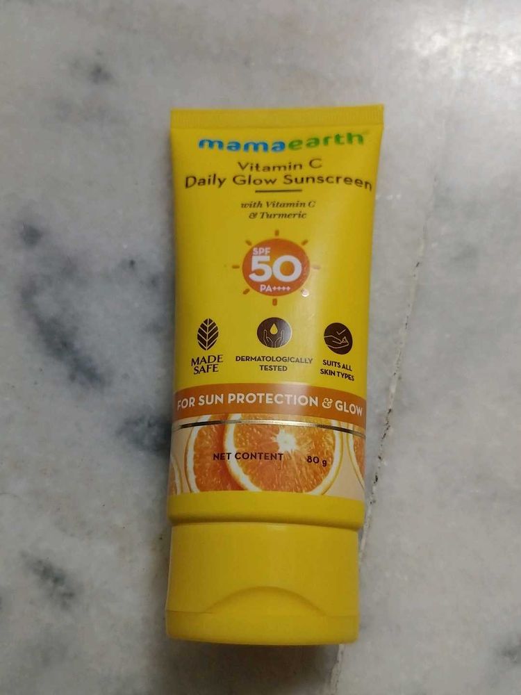 Mamaearth Vitamin C Daily Glow Sunscreen SPF 50