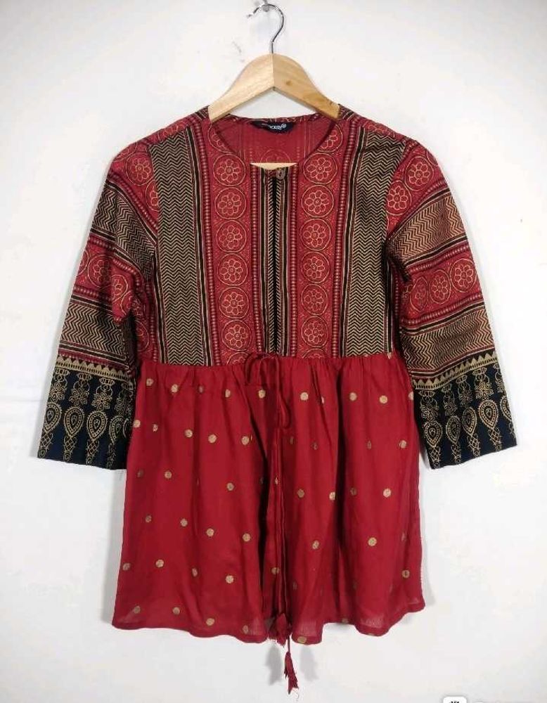 Sangouri Printed Tunic Top