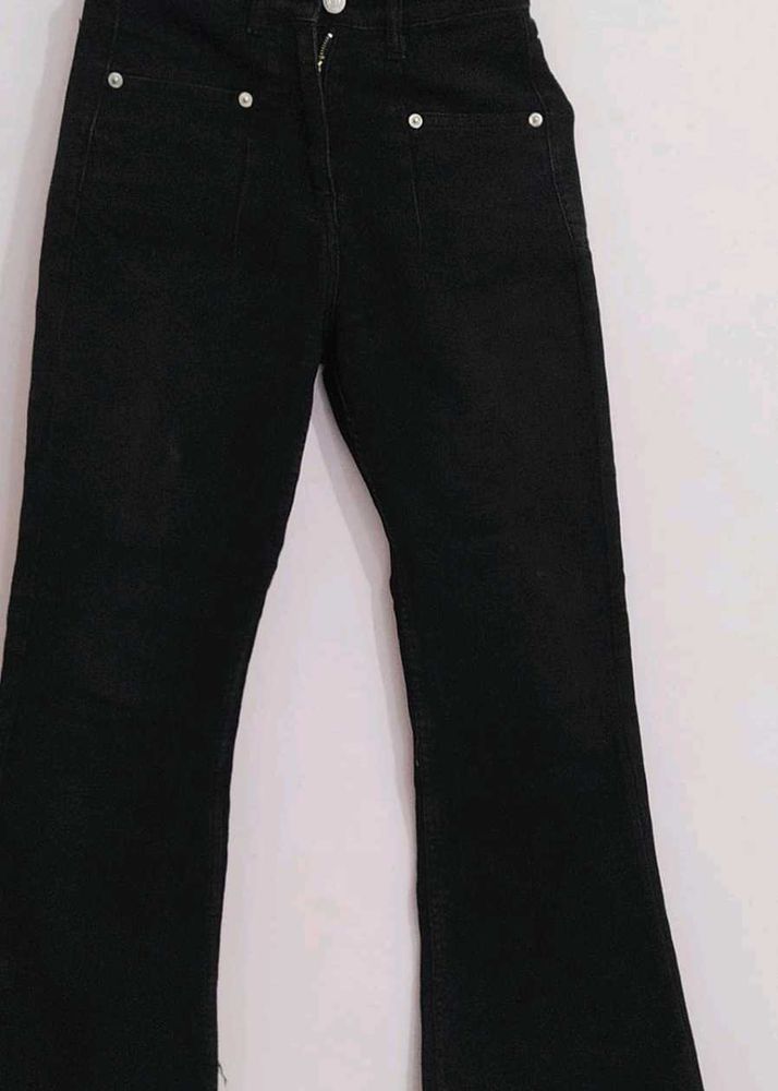 Black Flare Jeans