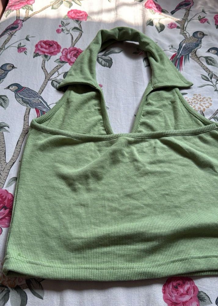 Green Halter Top, Bust-36/38