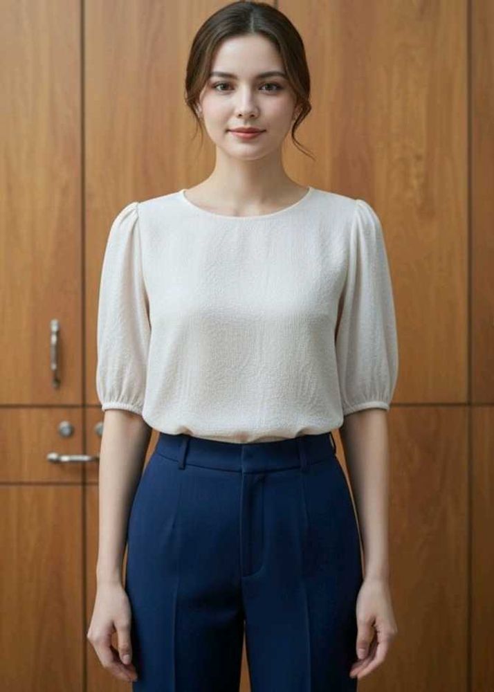 Shimmer Beige Top