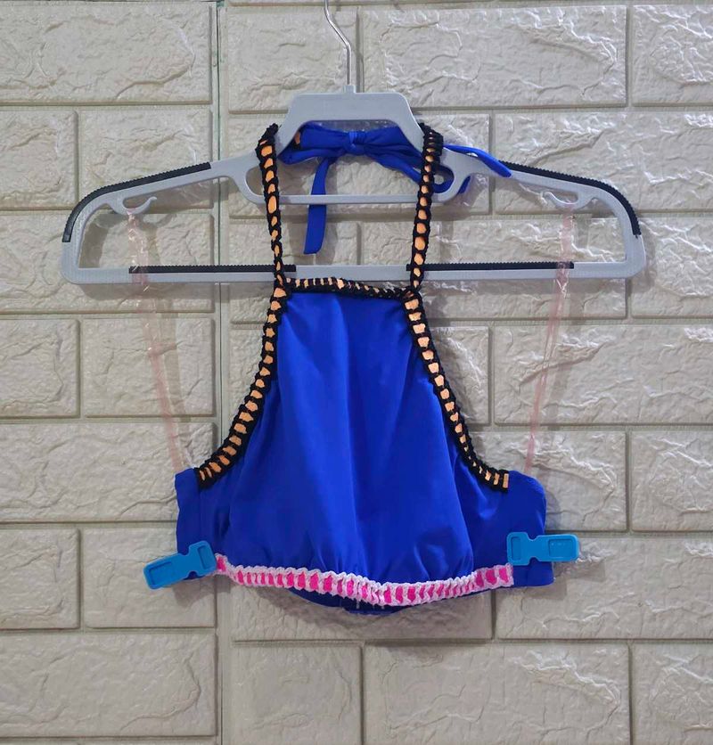 Atmosphere Blue Halterneck Bikini Top