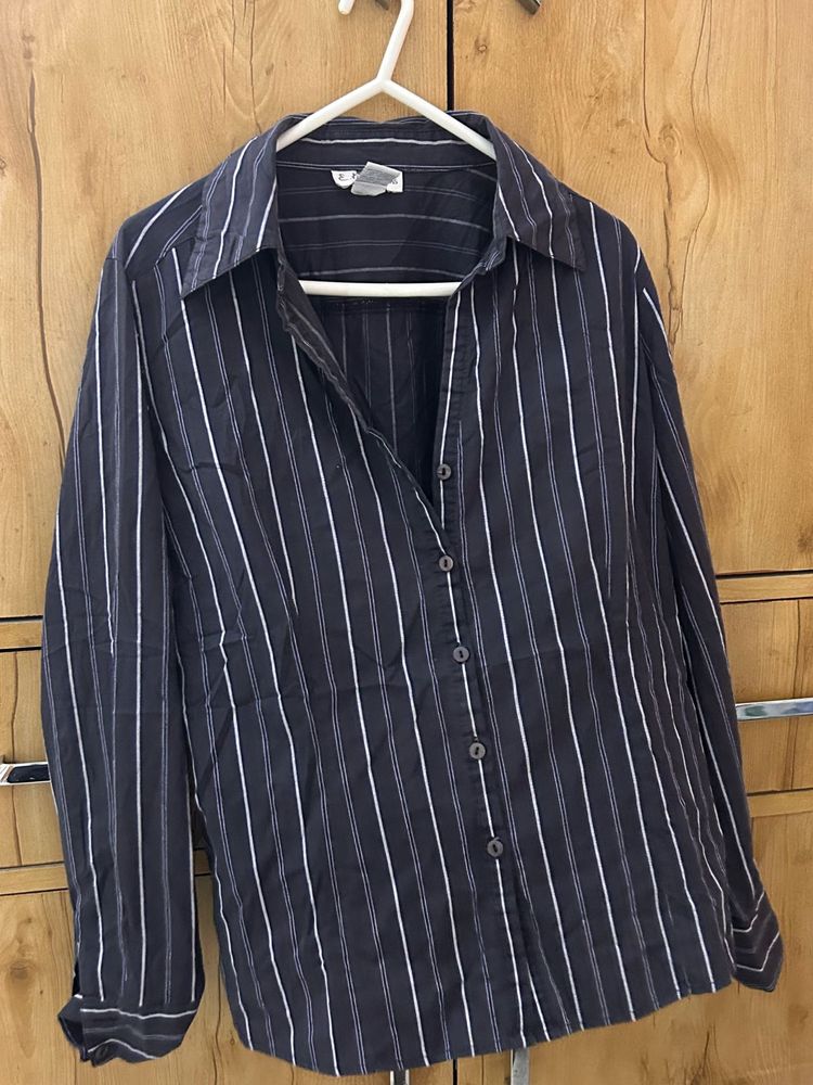 a stripped shirt