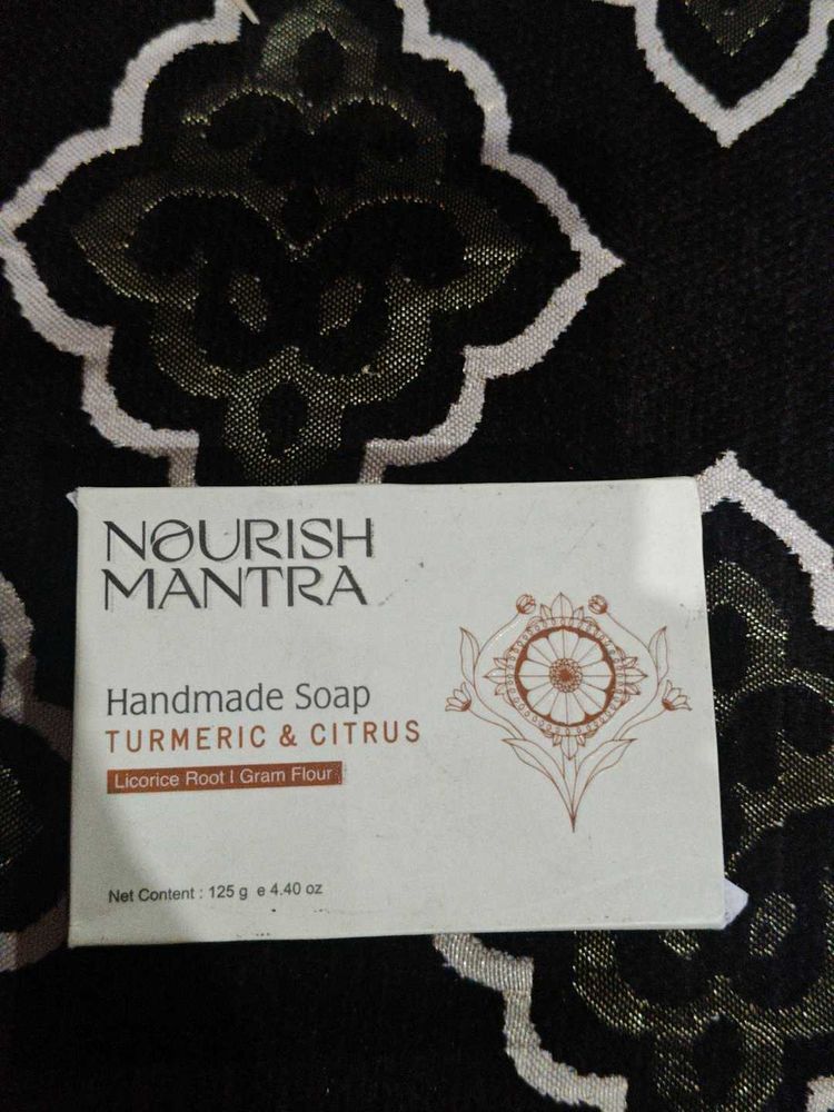 Nourish Mantra Handmade Turmeric &amp; Citrus Soap