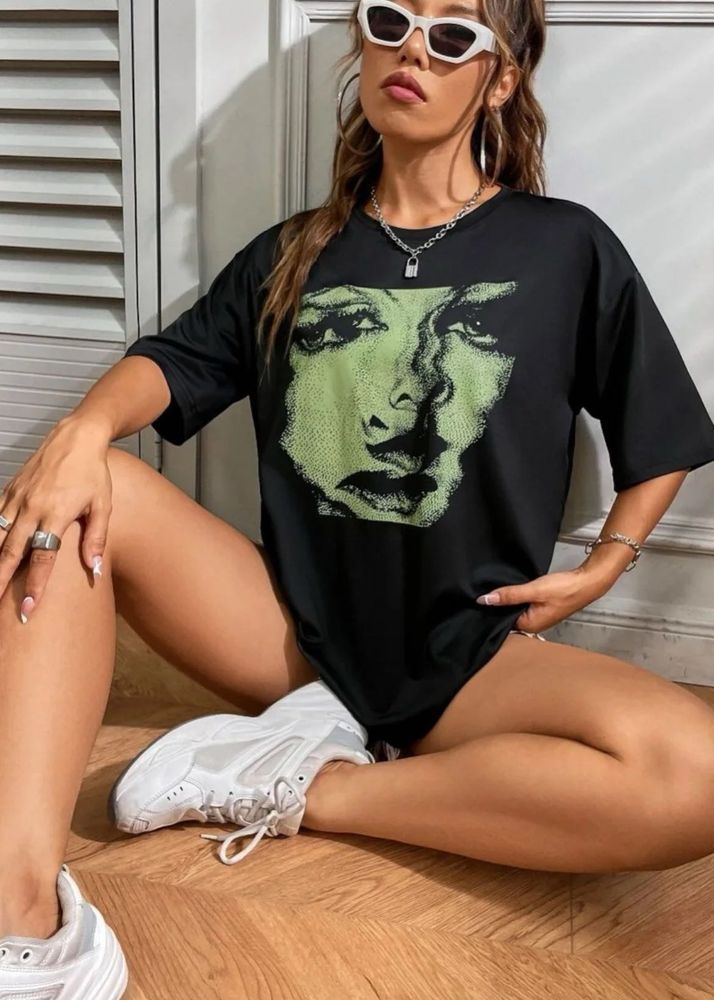 Black Graphic T-Shirt