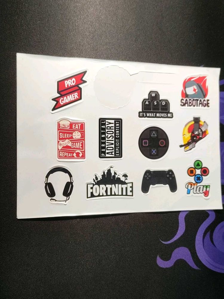GAMER 🎮 STICKERS COMBO SET