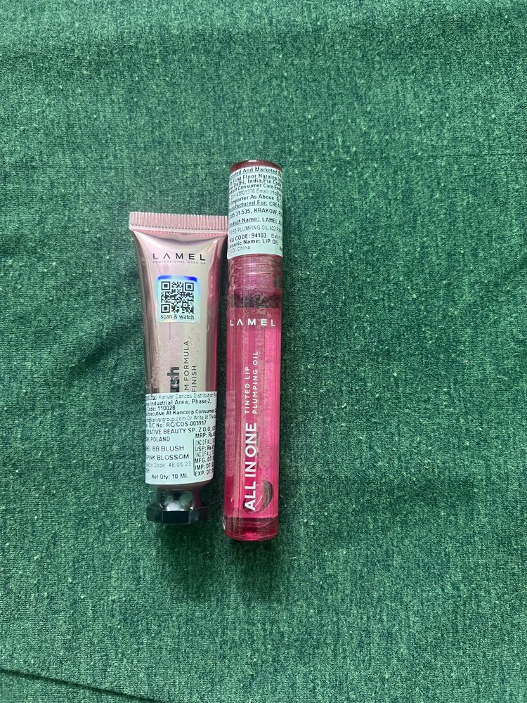 Lamel Blush &amp; Lip Oil Combo