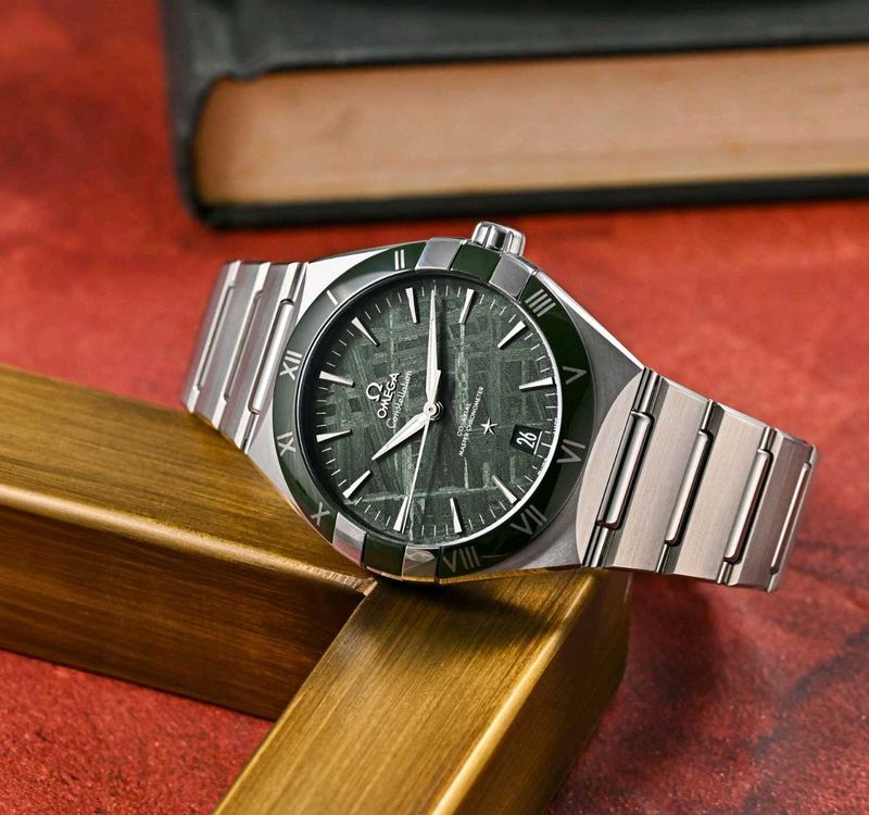 Omega Constellation Green Dial Watch