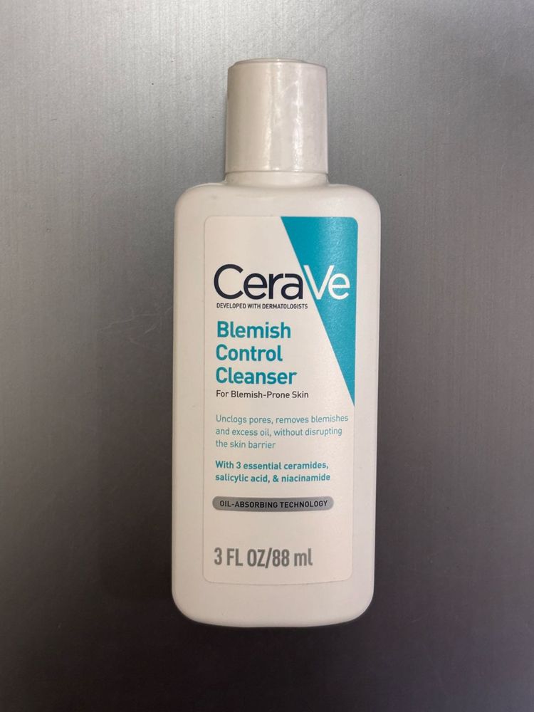 Cera Ve blemish control cleanser