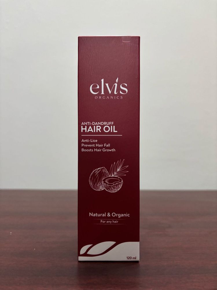 Elvis Organics Anti-Dandruff Hair Oil New
