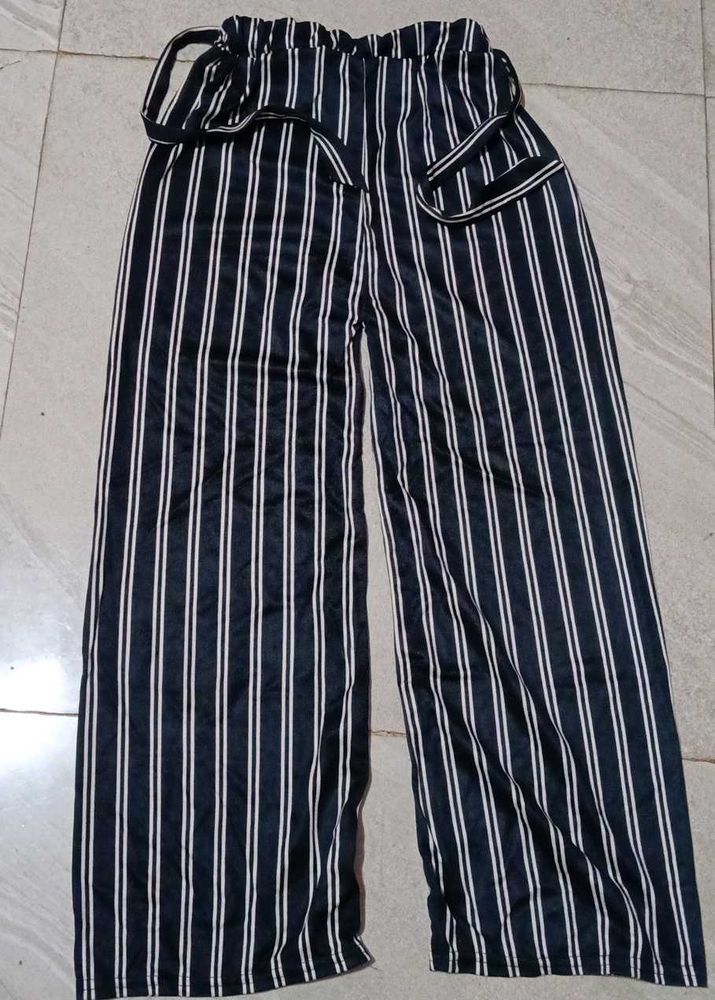 Striped Wide Leg Pants