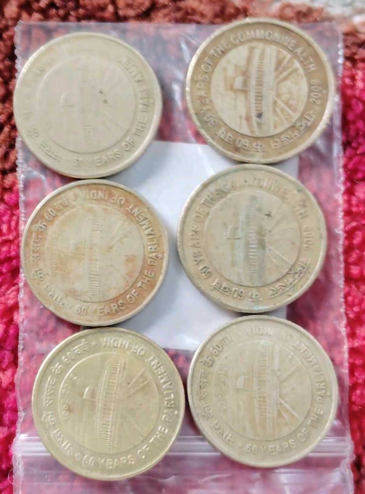 Rare 2009 Coins Set 6 Pcs