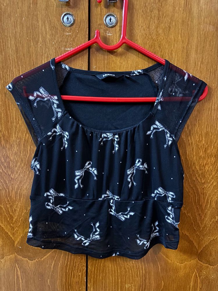 NUON Print Mesh Top