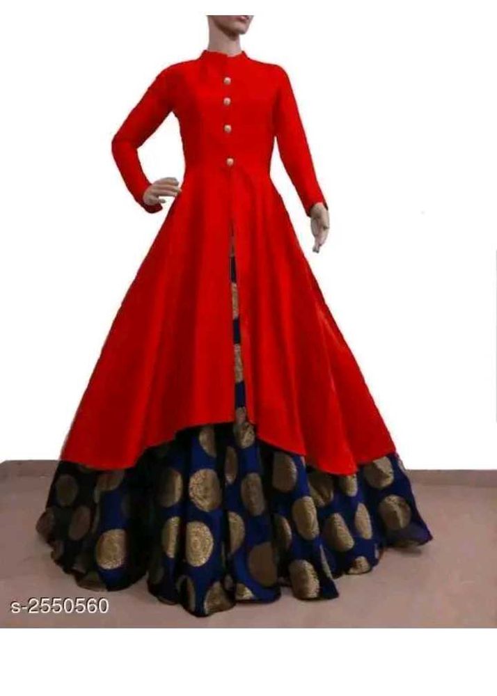 Red &amp; Blue lehenga n kurta