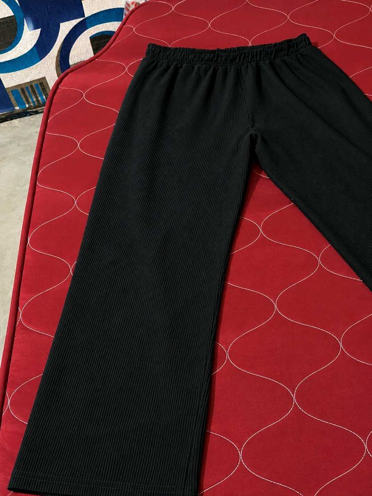 Black  fit and flare Pant for women upto xxxl