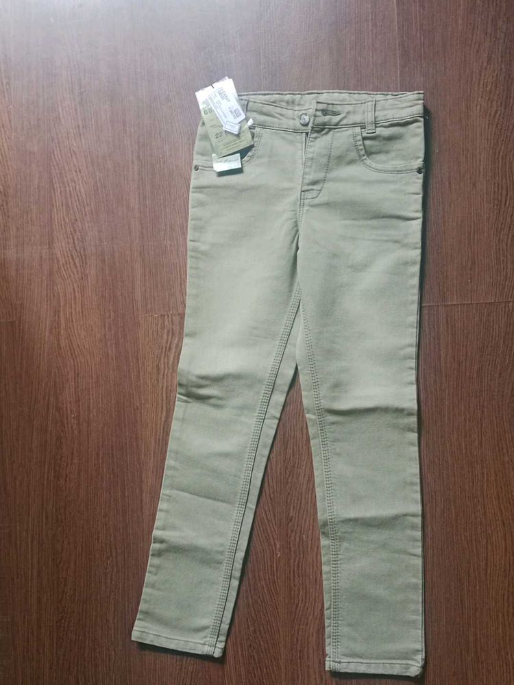 Khaki Slim Fit Pants