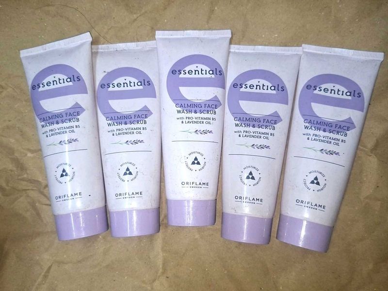 Oriflame Essentials Calming Face Wash &amp; Scrub (5 T