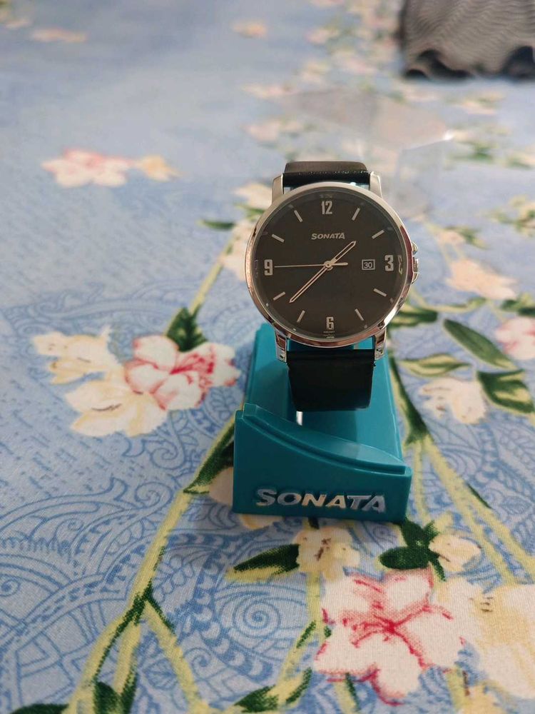 Men Leather Watch