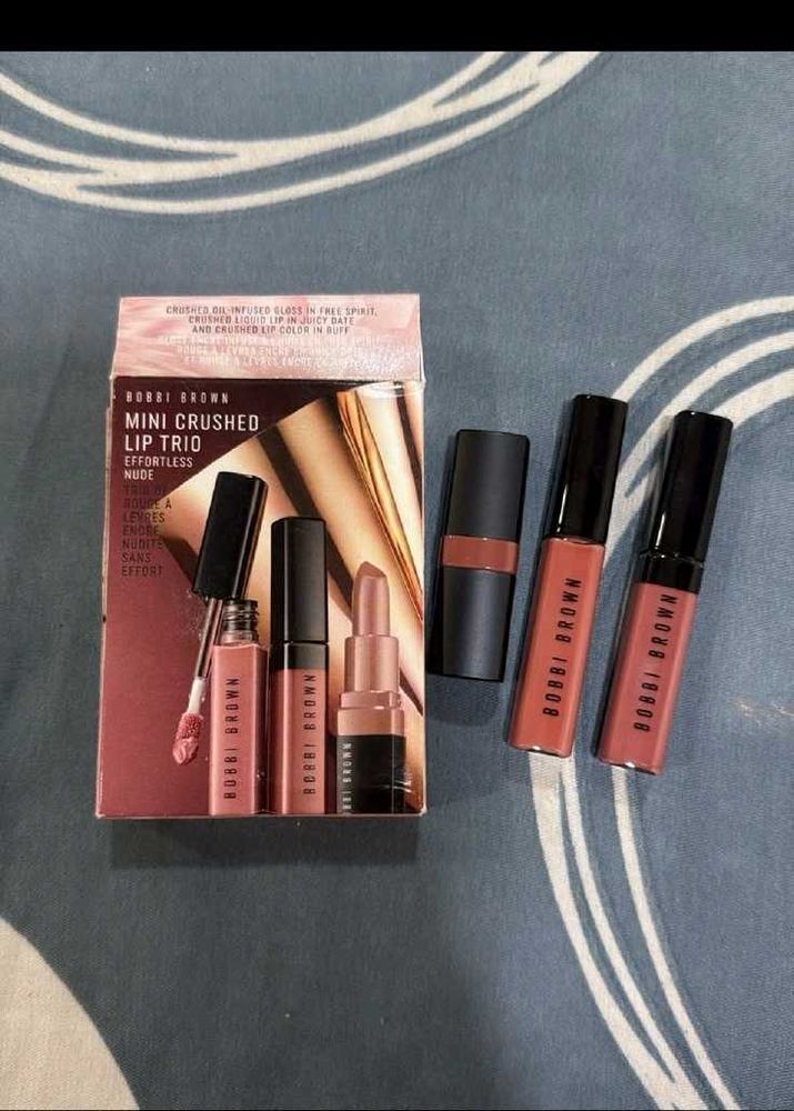 bobbi brown mini crushed lip trio