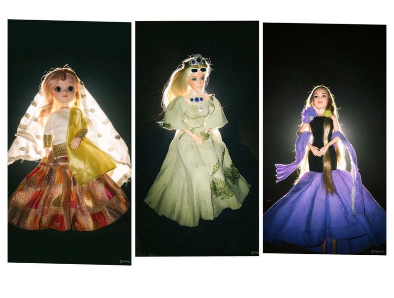 3 Dolls set