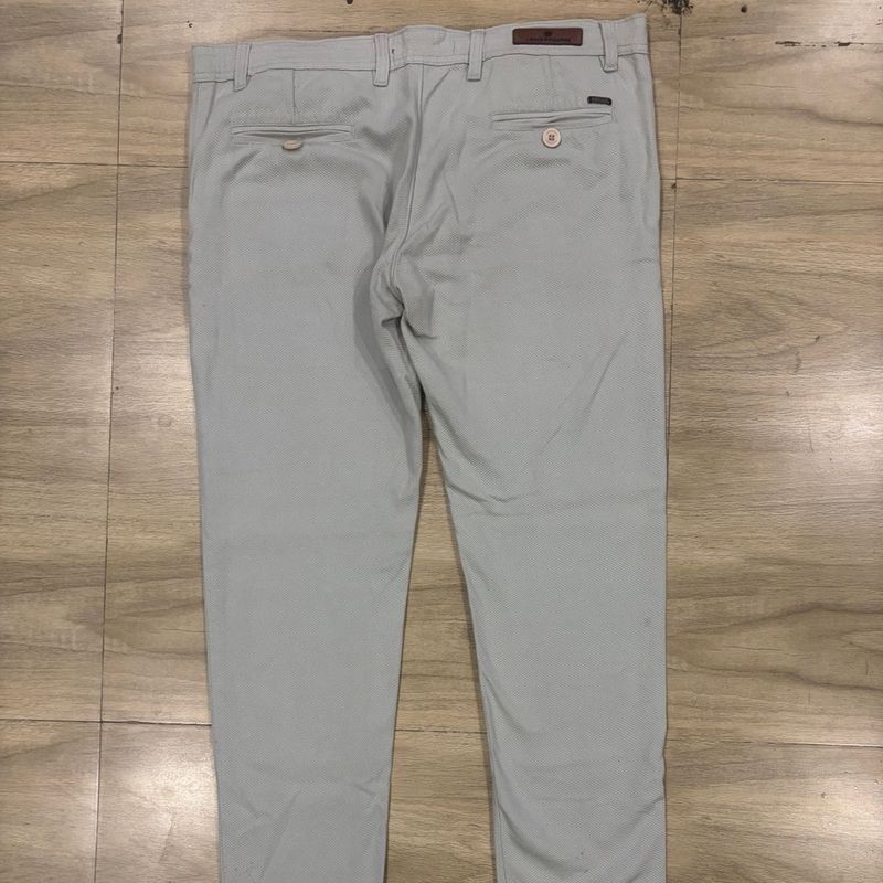 white Formal Louis Philippe Pants