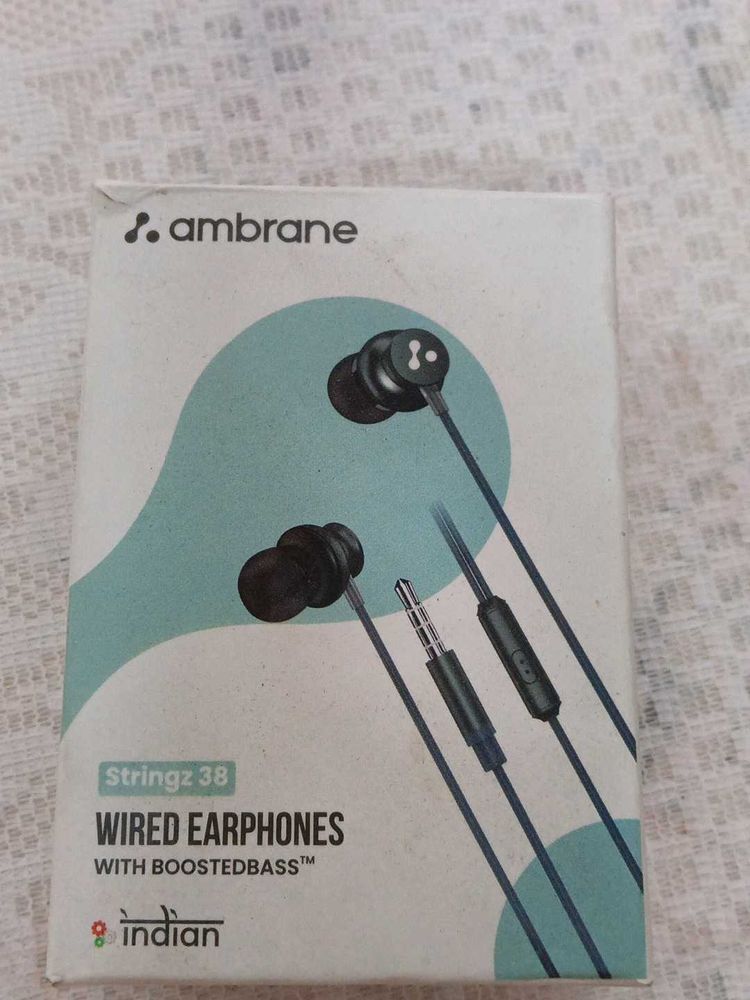 Ambrane Stringz 38 Wired Earphones