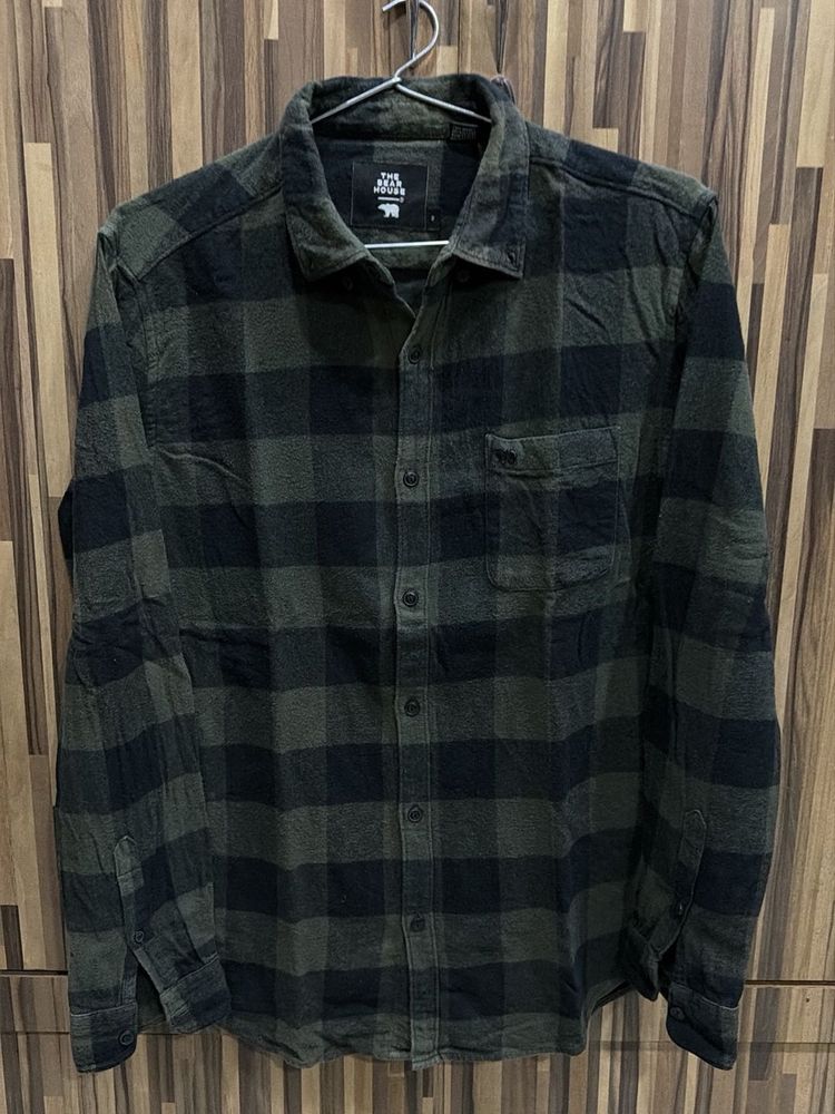 The Bear House Plaid Flannel Shirt