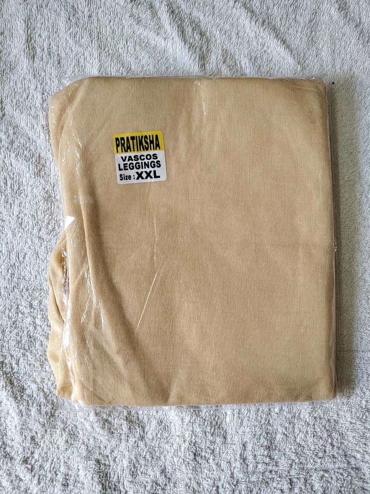 Pratiksha Vascos Women Leggings - Beige Size : XXL