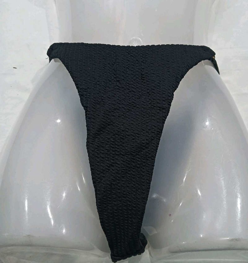 ❤️‍🔥 Textured Black Bikini Bottom