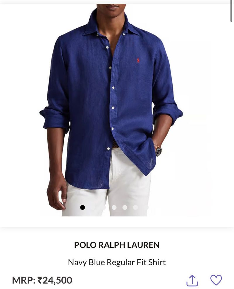 Ralph Lauren navy blue shirt for men's