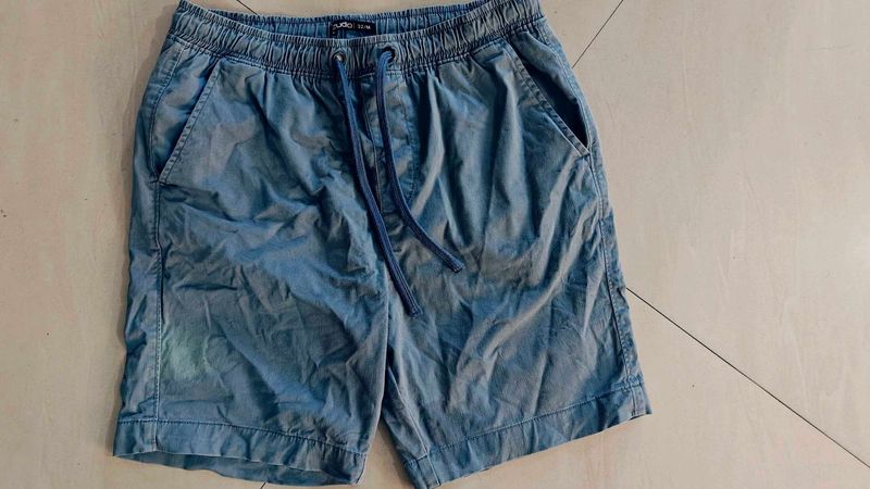Men's Blue Chino Shorts