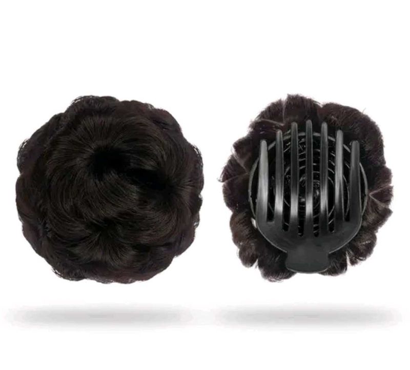 Hair Bun Extension Piece - black