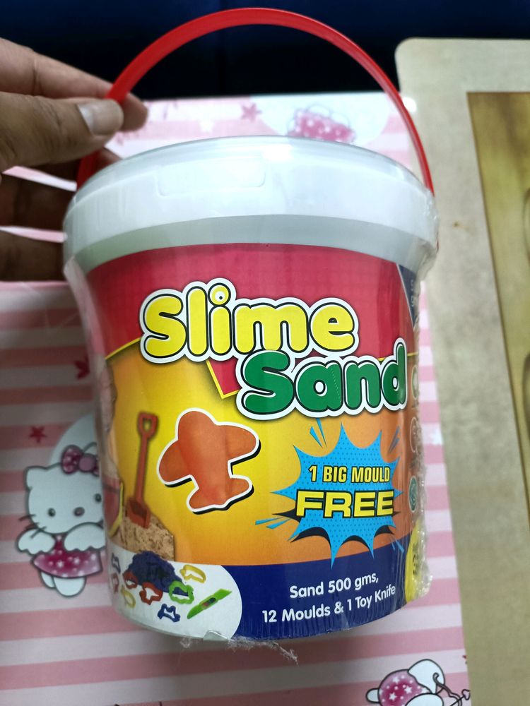 Kids Slime Sand With Moulds