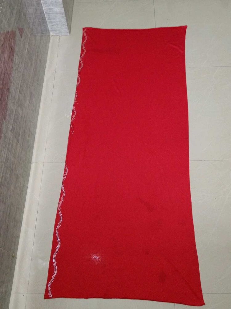 Red Traditional Dupatta