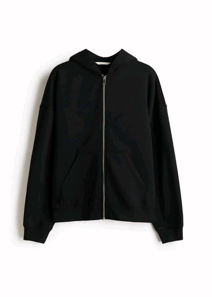 H&amp;M Black Zip-Up Hoodie