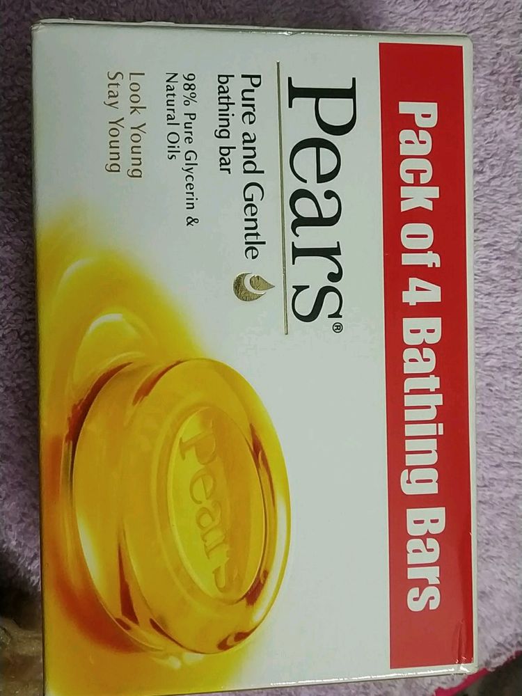 Pears Bathing Bar. Pack Of 4