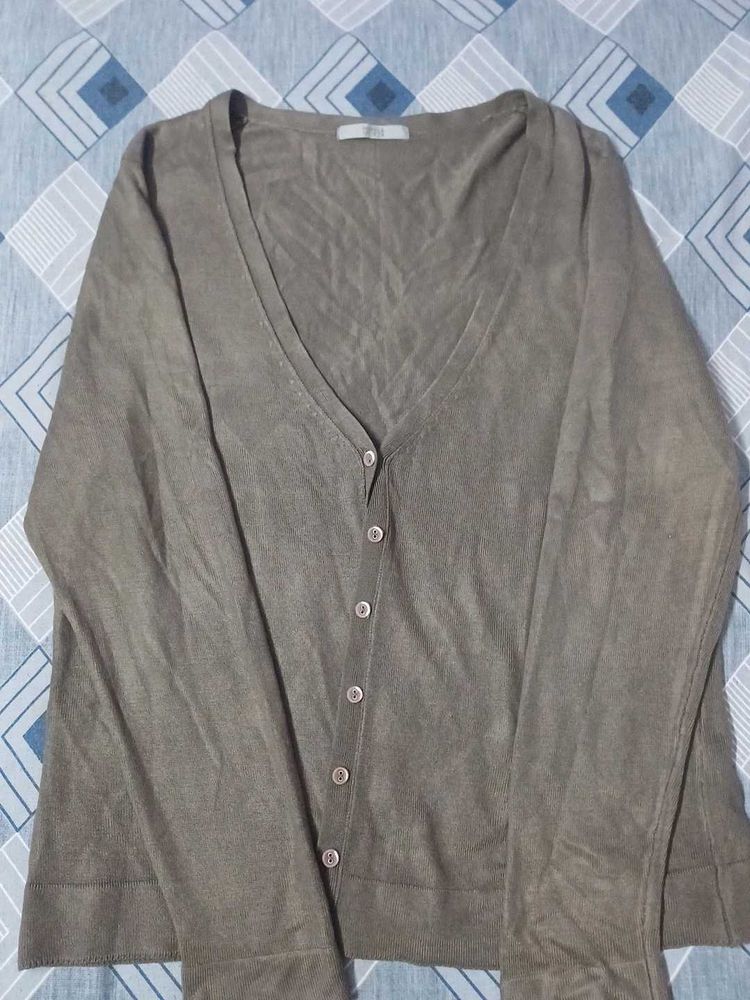 Classic V-Neck Cardigan