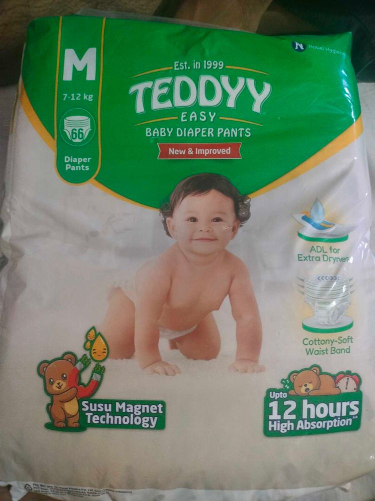 Teddyy Easy Baby Diaper Pants M