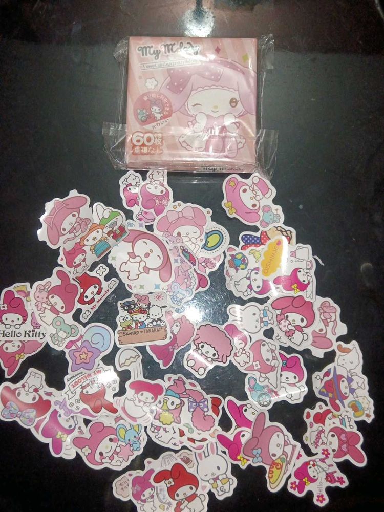 🇯🇵 My Melody High Quality Stickers
