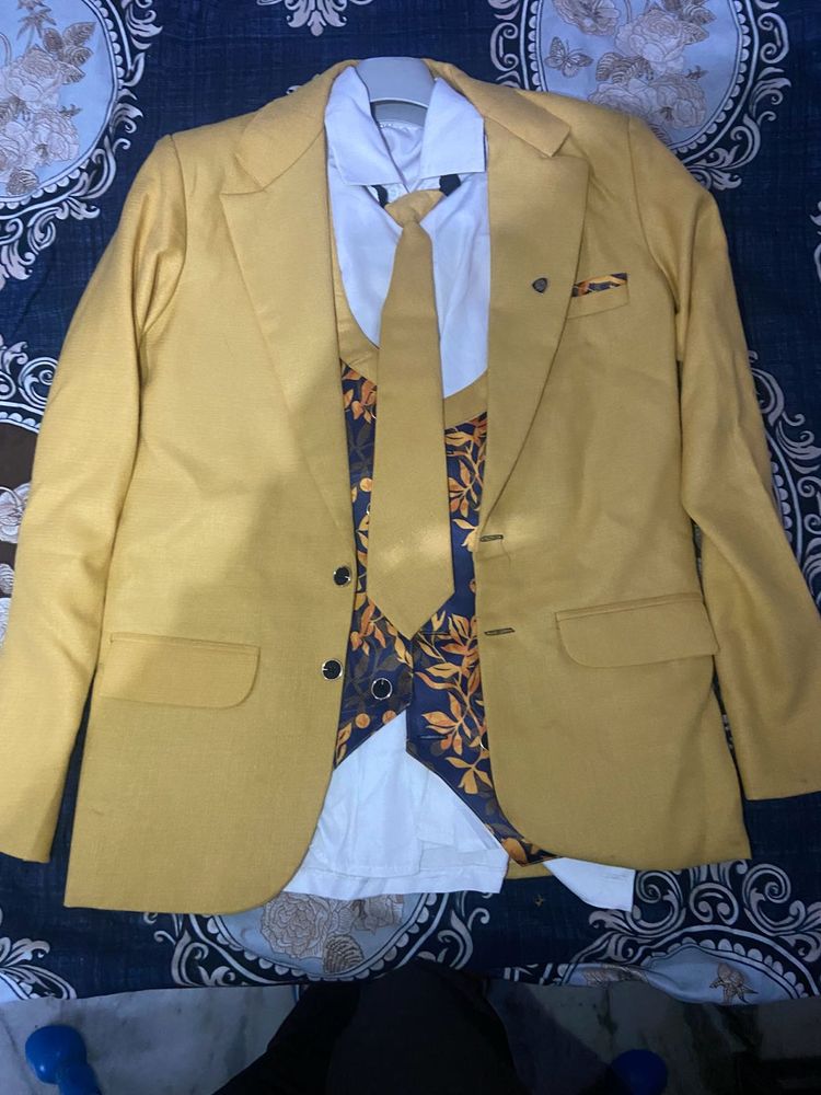 Blazer And Plant For Boys