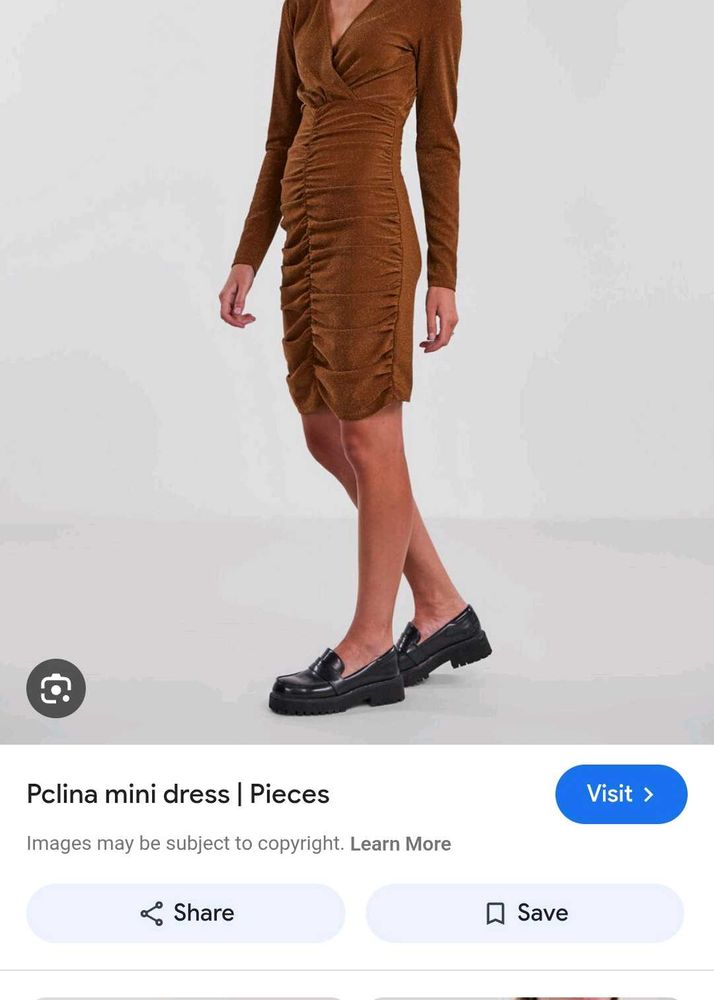 🎁Brown Long Sleeve Mini Dress freebie gift 🎁