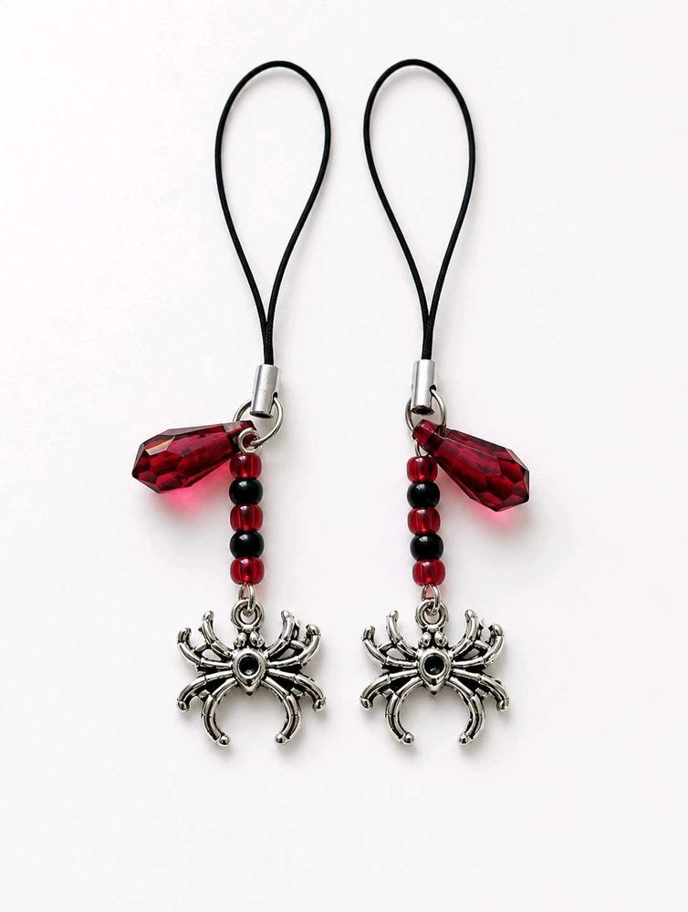 Spooky Spider Charms