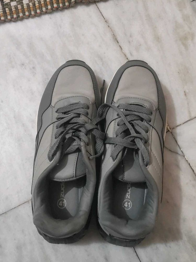 Men's Grey Casual Shoes