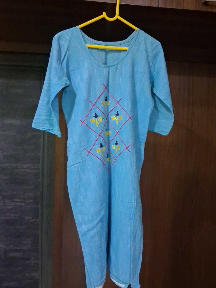 Sky blue kurti | size s