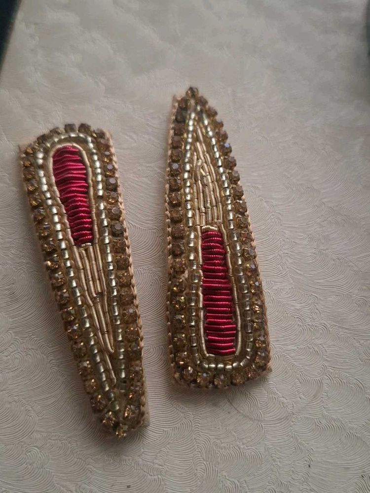 Embellished Hair Clips