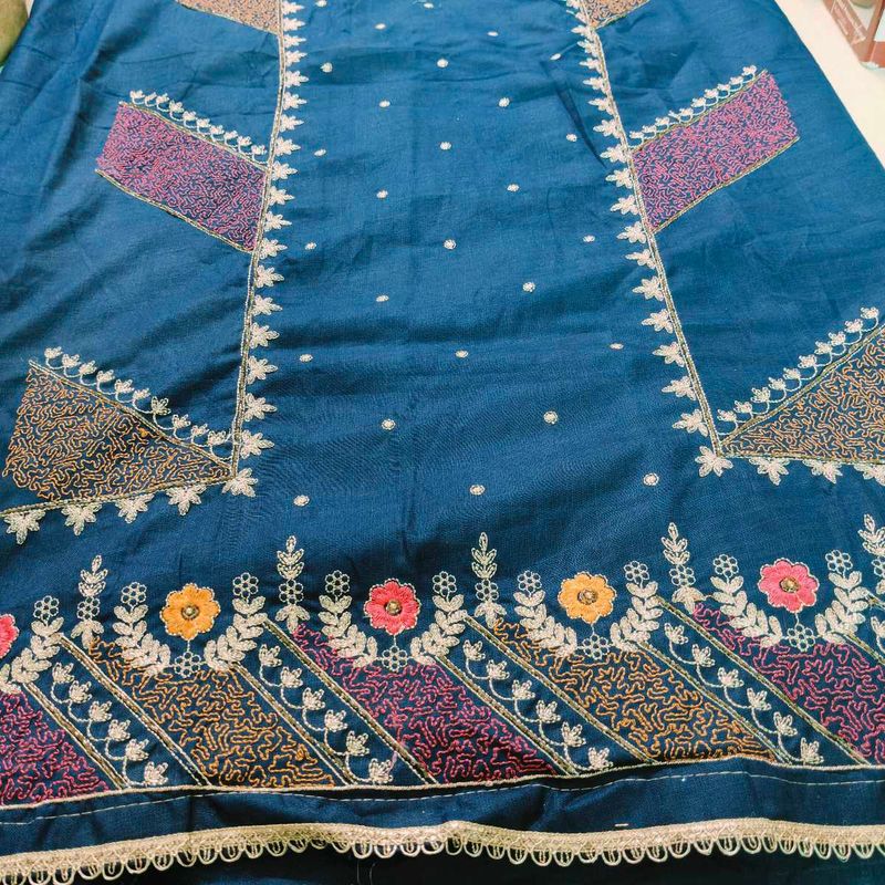 Elegant unstitched dress material,suit