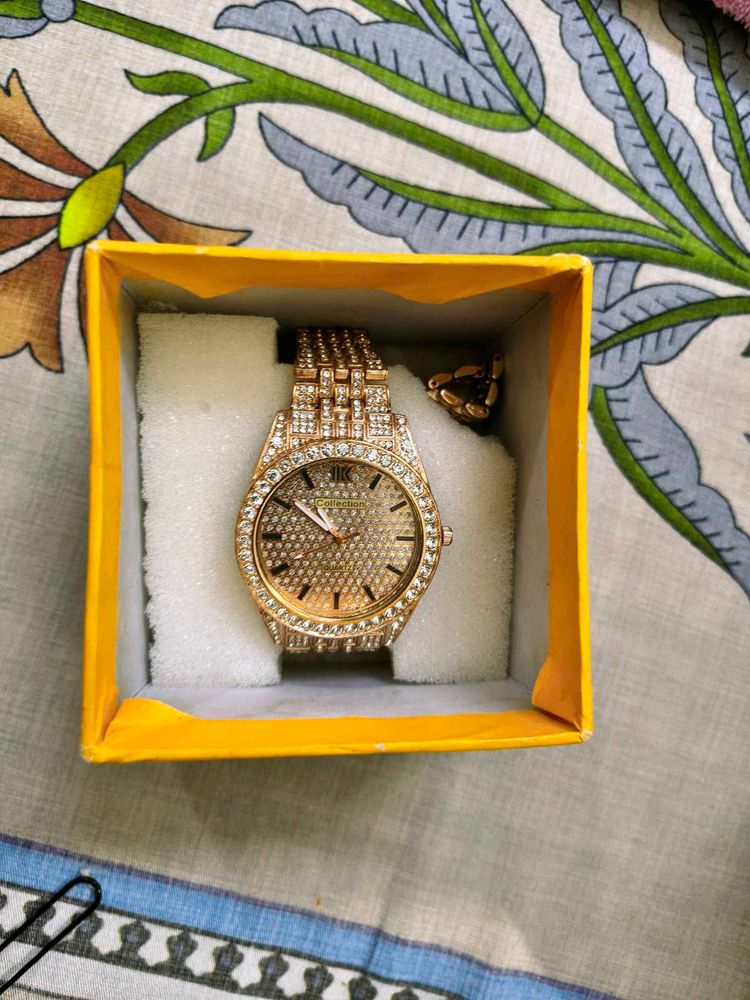 Sparkling Rose Gold Watch