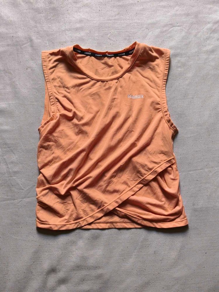 Orange fitted Top